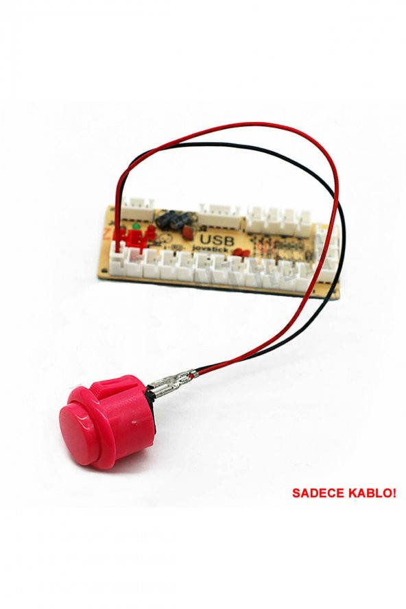 5 Adet 30cm Buton Kablosu 2.8mm Terminal to 2.54mm Jst Soket Arcade PC Joystick Oyun Kol Konsol - 3