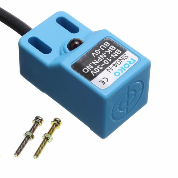 SN04-N Endüktif 4mm Metal Algılayıcı Sensör Npn NO  Temassız Proximity Anahtar DC 10V / 30V CNC 3D - Resim 3