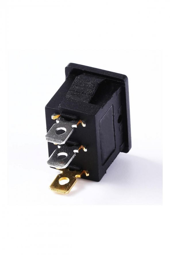 3 Pin Anahtar Ledli Kcd1 Rocker Switch Mini Buton ON / OFF 10A - 4