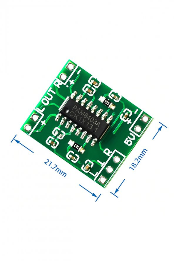 PAM8403 Mini Ses Yükseltici Class D 2x3w Amfi Kartı Dijital Amfilikatör Müzik Ses Yükseltici Kuvvetl - 3
