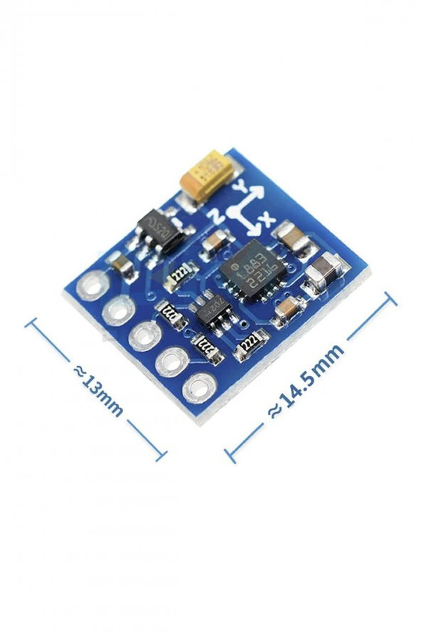 HMC5883 GY-271 Üç Eksenli Gyro Sensör Modülü  3V-5V Manyetometre Manyetik Alan Ölçme 3 Axis Pusula - 2