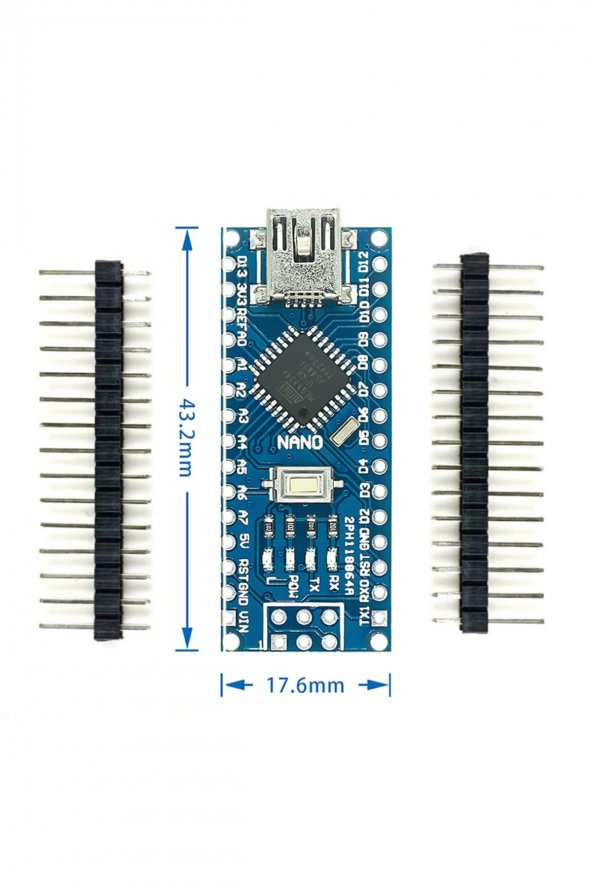 Arduino Nano 3.0 Atmega328 CH340  Mini Usb Kod Yazılım Geliştirme Eğitim Kartı Programlama Diy