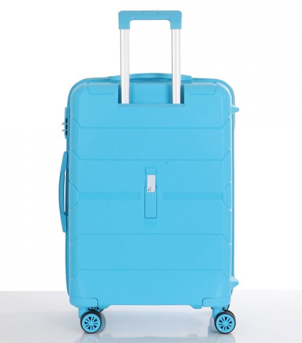 Kırılmaz Valiz Seti 3'lü Dört Tekerlekli Polipropilen - 8