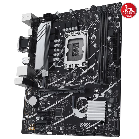 ASUS PRIME B760M-K D5 DDR5 8000Mhz(OC) RGB M.2 MATX 1700P - 10