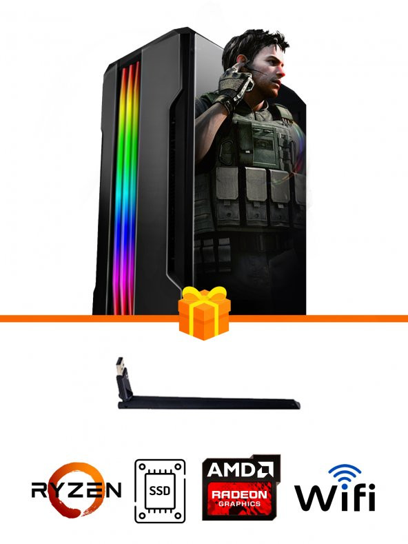 Ramtech Gaming RG505-041 R5 5500 16GB RAM 256GB SSD RX550/4GB OYUNCU BİLGİSAYARI