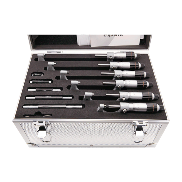 Werka W217-9576 0...150x0.01mm 6prç.DışÇap MikrometreSet - 4