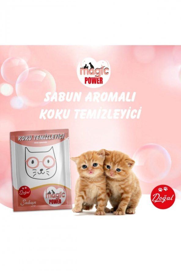 Magic Power Kedi Kumu Koku Giderici Sabun 25 Gr - 1 adet