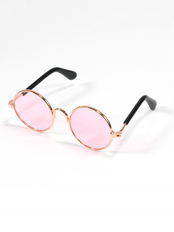 Kedi Gözlüğü 8 cm - Pembe Renk - 2