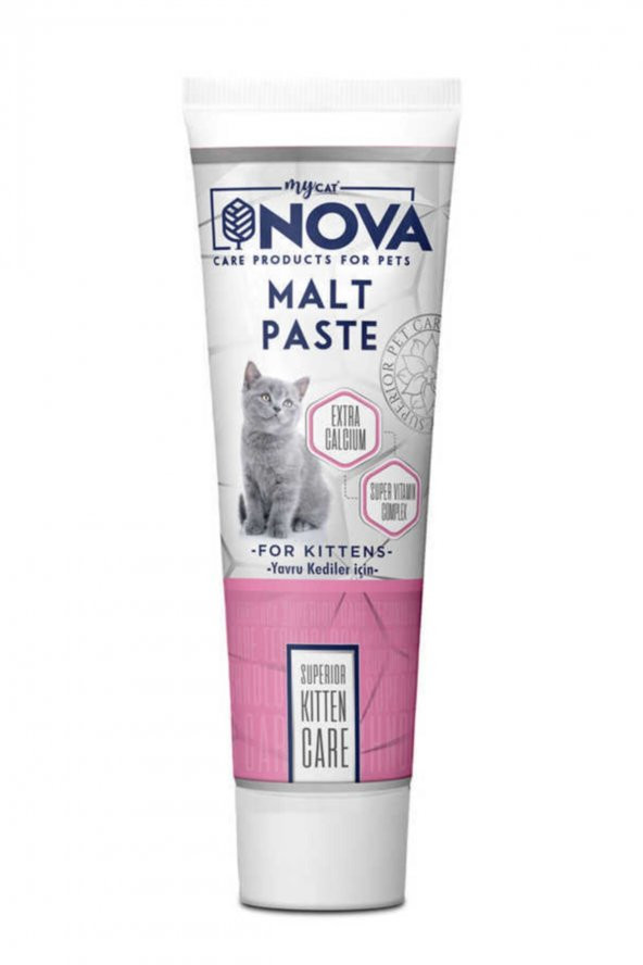 Mycat Nova Yavru Kediler Için Malt Paste 100 gr