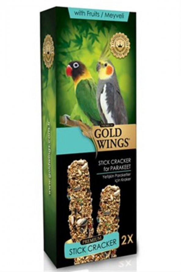 Gold Wings Premium Meyveli Paraket Krakeri 2'li