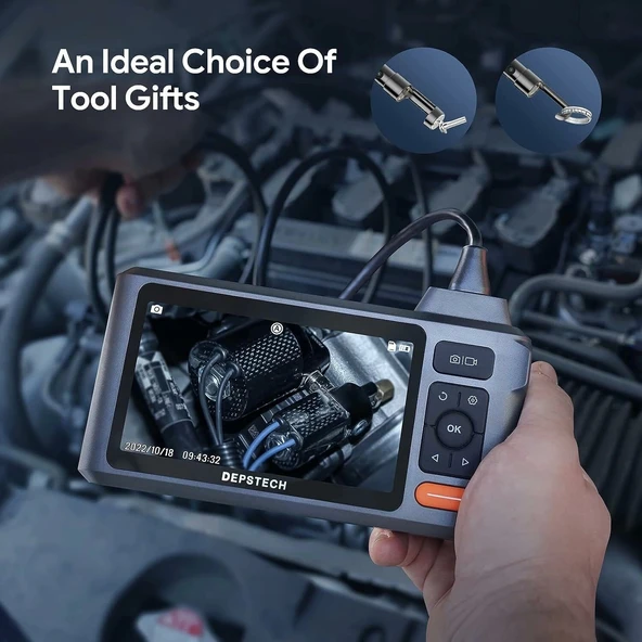 DEPSTECH 5" IPS Ekranlı 1080P Çift Lensli Endoskop Kamera - 5m - 4