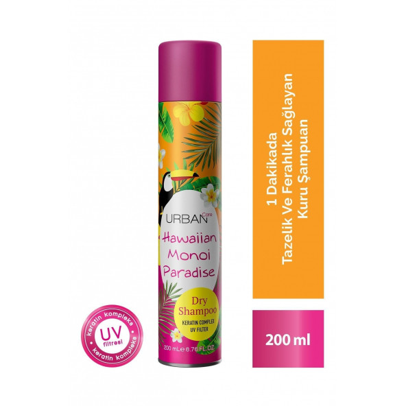 Urban Care Hawaiian Monoi Paradise Kuru Şampuan 200 Ml-vegan
