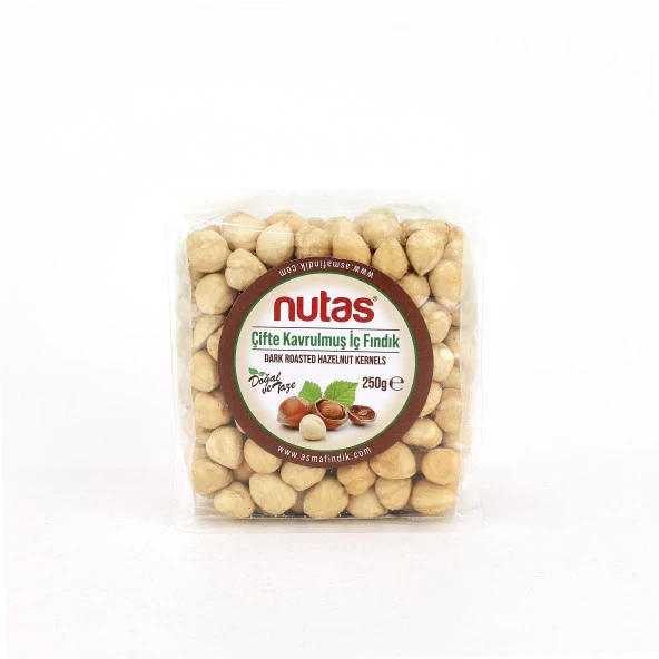 Nutas Çifte Kavrulmuş İç Fındık – 250g Paket