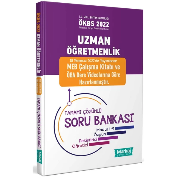 ÖKBS Uzman Öğretmenlik Tamamı Çözümlü Soru Bankası