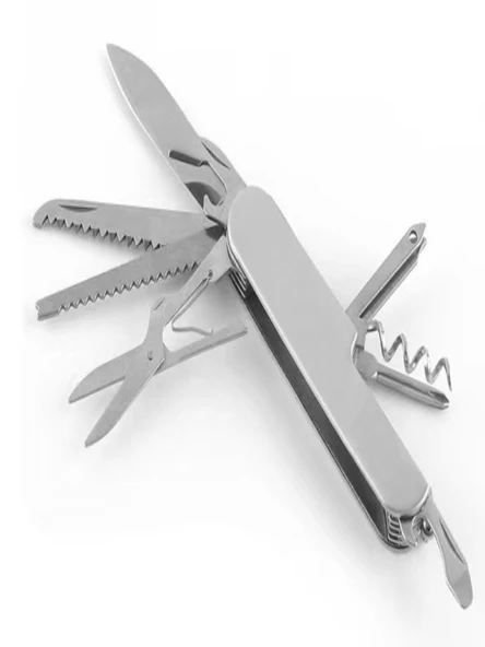 Kaliteli 13 fonksiyonlu Çakı Deprem Çantası ve Kamp İçin İdeal Portatif  Cep Çakısı - 2