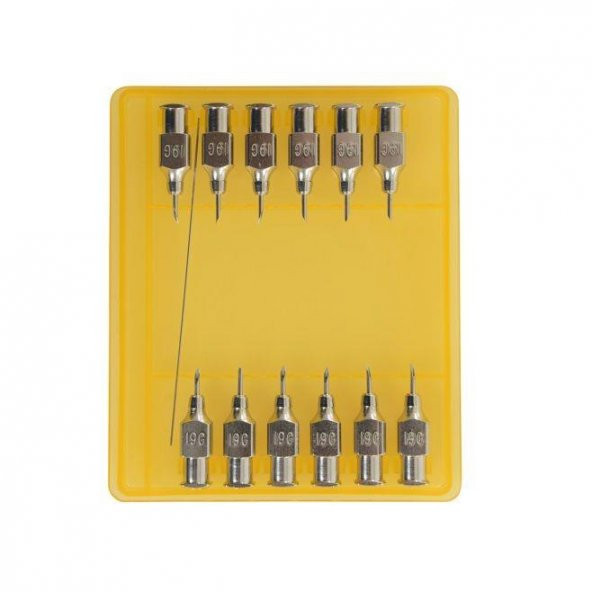 Enjektör İğnesi 1,0 x 6 mm ( 12 Ad ) - 2