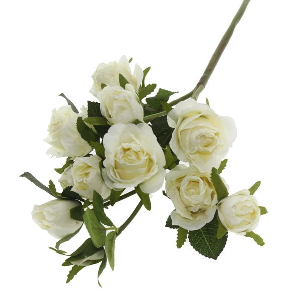 1 Demet 50cm Yapay Çiçek 5 Dallı Gül - 10