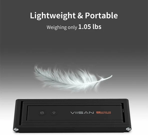 VIISAN P4U 13MP 4K UHD Belge Kamerası ve Web Kamerası - 3