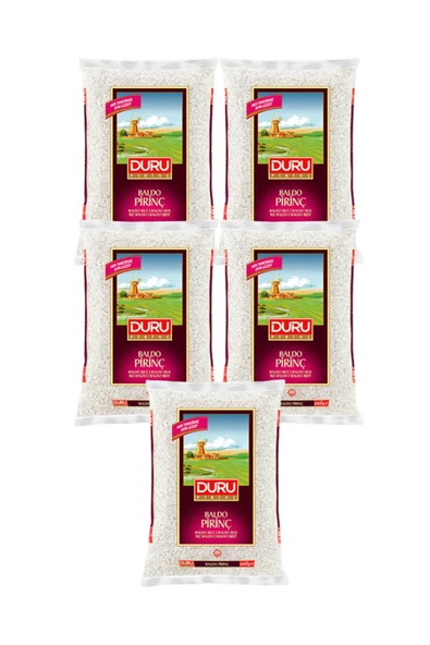 Duru Baldo Pirinç 1000 gr 5 li