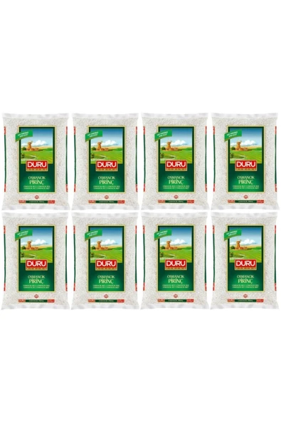 Duru Osmancık Pirinç 1 Kg X 8 Adet ürün görseli