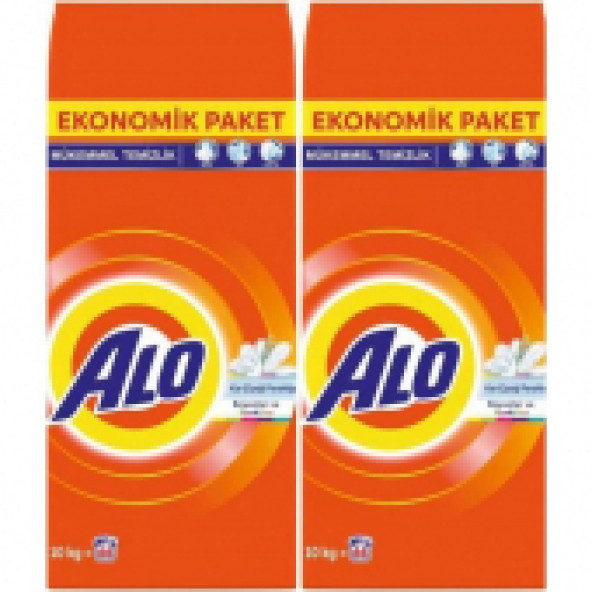 Alo Matik Beyazlar ve Renkliler 10 kg 2'li Toz Deterjan