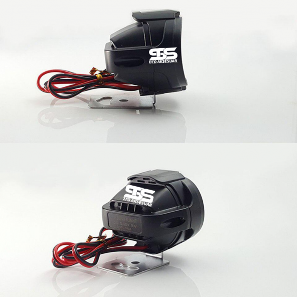 2 Adet Motosiklet Scooter Led Sis Farı Çakar Ve Sabit Mod 6 Ledli - 7