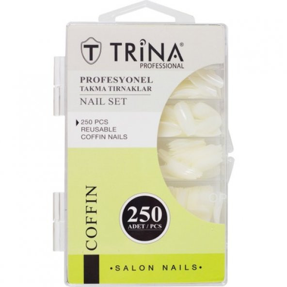 Trina Takma Tırnak 250‘LI Kutulu (Coffin) - 12