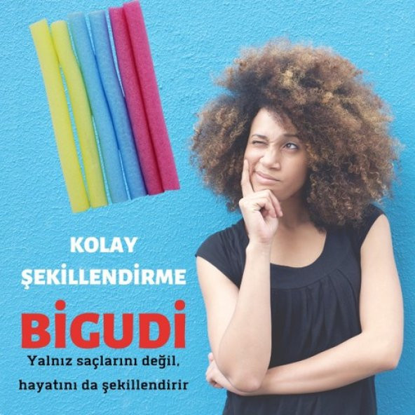 Clariss Platonik Sosis Bigudi 6lı Kolay Saçları Şekillendirmek Için - 3
