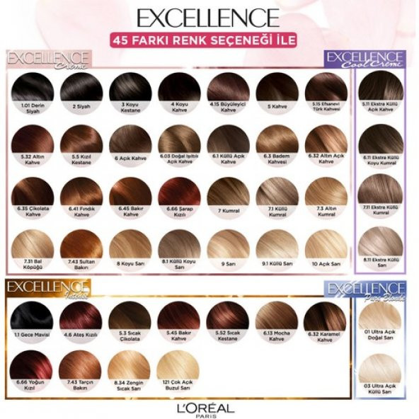 LOréal Paris L’oréal Paris Excellence Cool Creme Saç Boyası – 4.11 Ekstra Küllü Kahve - 5