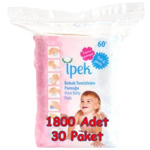 İpek Hidrofil Maxi Bebek Pedi 30x60 Adet