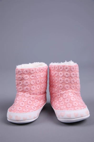 Kız Bebek Patik Panduf Yenidoğan İlk Adım Ayakkabı Kutulu Hediyelik - 10