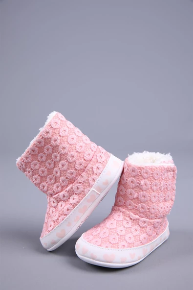 Kız Bebek Patik Panduf Yenidoğan İlk Adım Ayakkabı Kutulu Hediyelik - 11