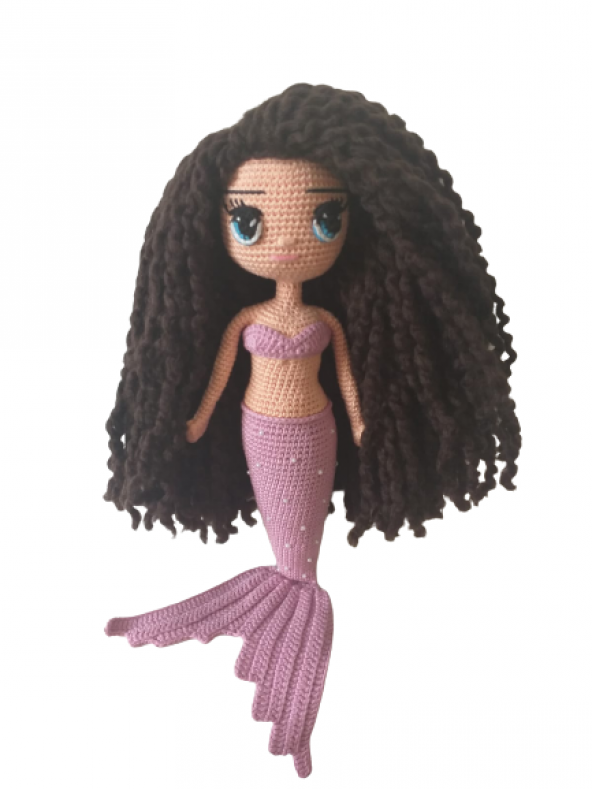 Deniz Kızı Eftelya Bebek Amigurumi Organik Oyuncak - 1