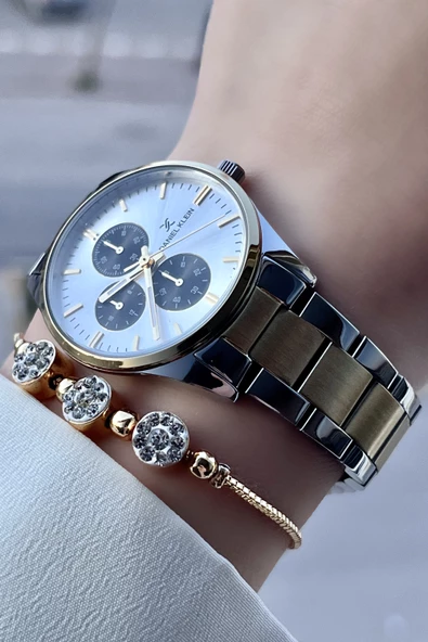 Daniel Klein DKISTE413 Kadın Kol Saati ve Hediye Bileklik - Resim 2