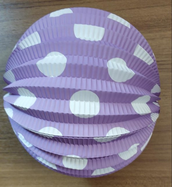 KARPUZ FENER LİLA   BEYAZ PUANTİYELİ 20CM