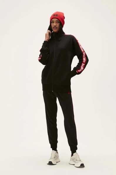 Bad Bear 22.04.12.002-C01 Trainer Full Zip Kadın Sweatshirt - Resim 2