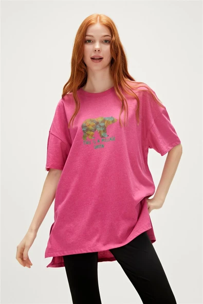 Bad Bear 23.03.07.001-C124 Re-Finger Kadın T-Shirt - 4