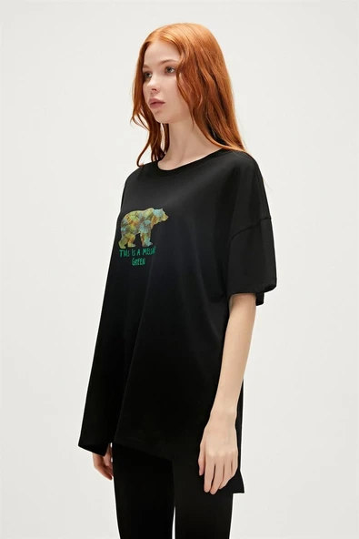 Bad Bear 23.03.07.001-C01 Re-Finger Kadın Tişört - 2