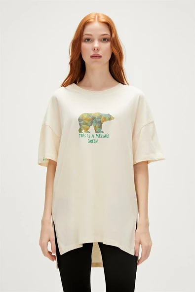 Bad Bear 23.03.07.001-C108 Re-Finger Kadın T-Shirt