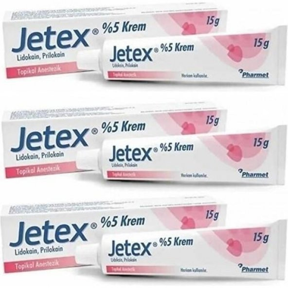 Jetex 5 15 Gr Krem 3Lü PAKET (SKT:01/2026)