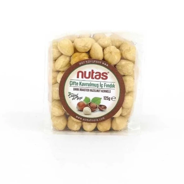 Nutas Çifte Kavrulmuş İç Fındık – 125g Paket