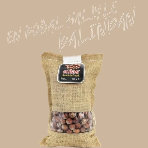 Nutas Kabuklu Fındık – 1 kg Jüt Çuval - 2