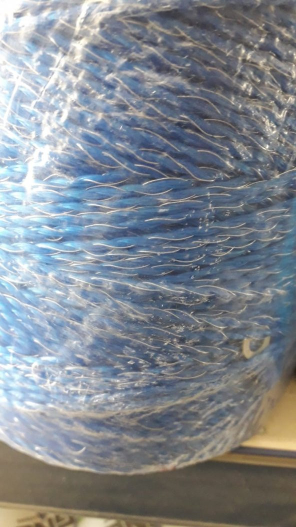 Elektrikli Hayvan Kovucu İnox Yapılı Çit İpi-Mavi-250 Metre - 2