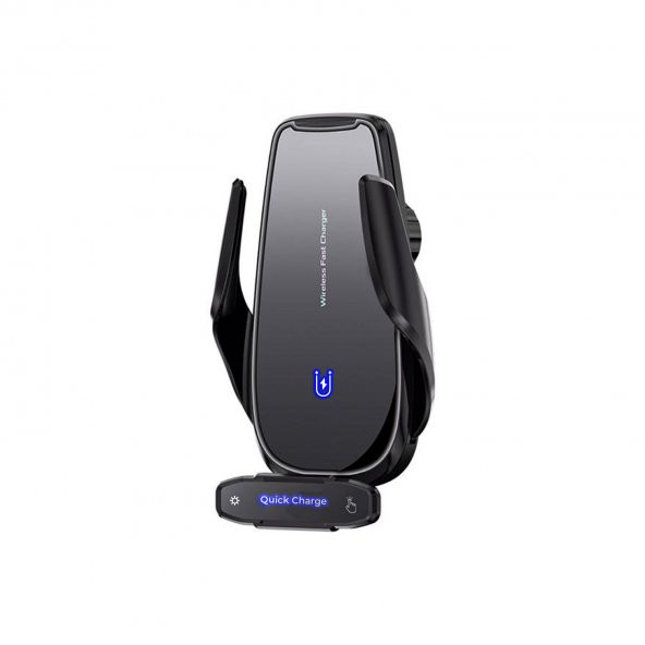 ScHitec Q9 15W Sensörlü Araç İçi Kablosuz Hızlı Şarj Aleti ve Telefon Tutucu