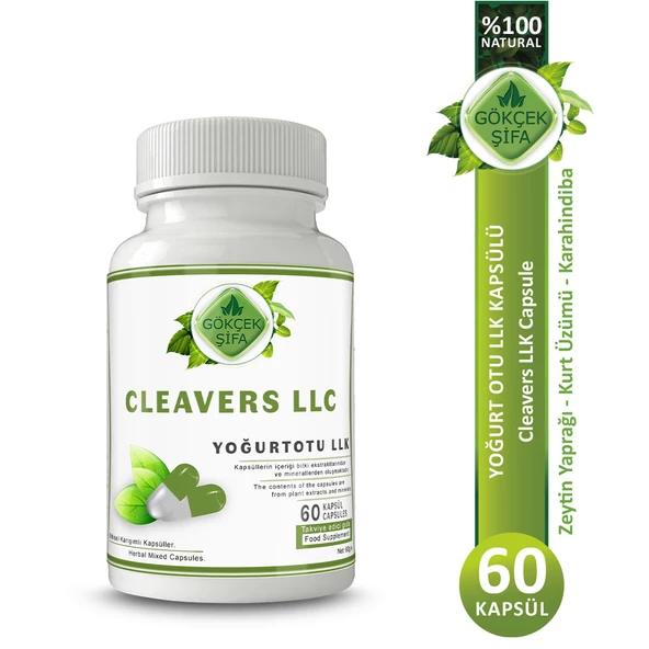 Gökçek Şifa Yoğurt Otu Llk Kapsül (CLEAVERS LLC CAPSULE) 60 Adet