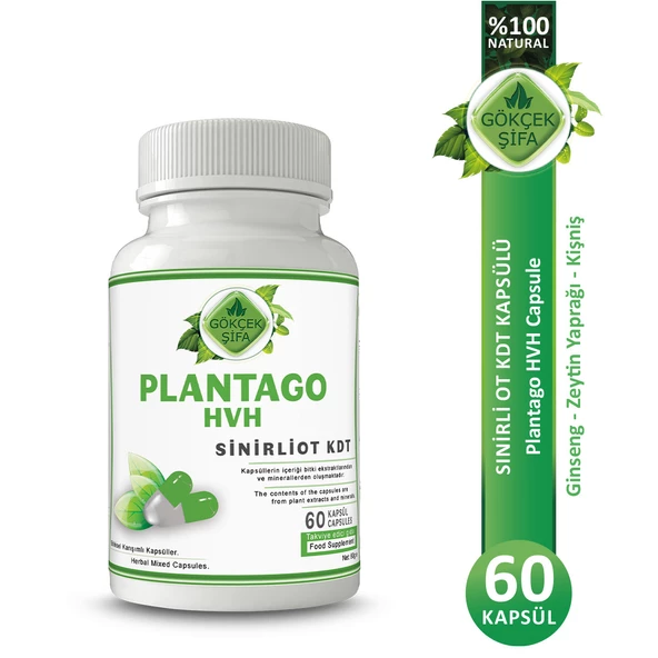 Sinirliot Kdt Kapsül (PLANTAGO HVH CAPSULE) 60 Adet