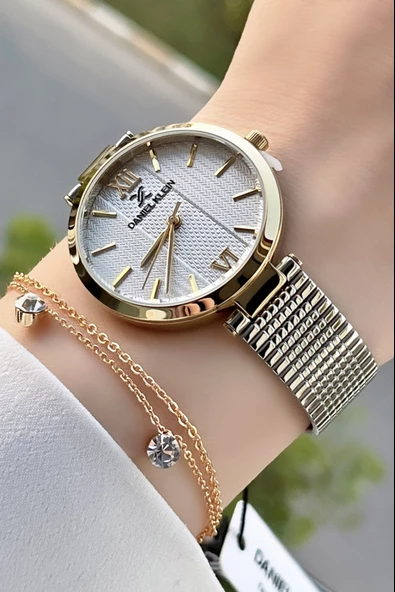 Daniel Klein DKISTE456 Kadın Kol Saati Ve Hediye Bileklik - Resim 2