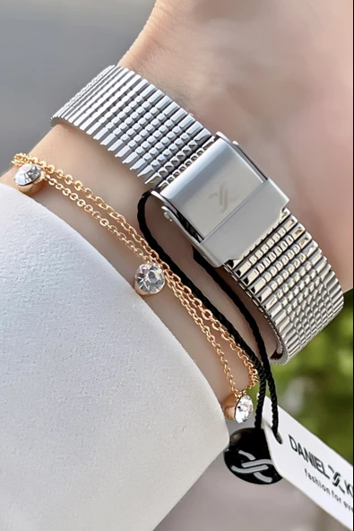 Daniel Klein DKISTE456 Kadın Kol Saati Ve Hediye Bileklik - Resim 3