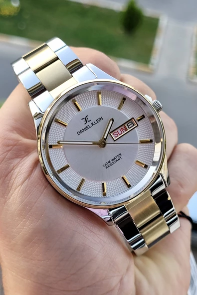 Daniel Klein DKISTE678 Çelik Kordon 2 Yıl Garantili Takvimli Erkek Kol Saati - Resim 6