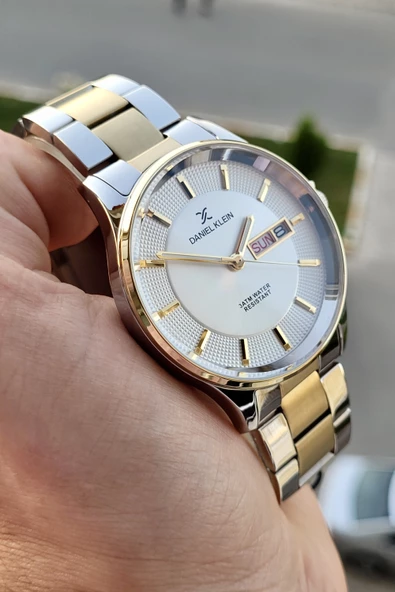 Daniel Klein DKISTE678 Çelik Kordon 2 Yıl Garantili Takvimli Erkek Kol Saati - Resim 5